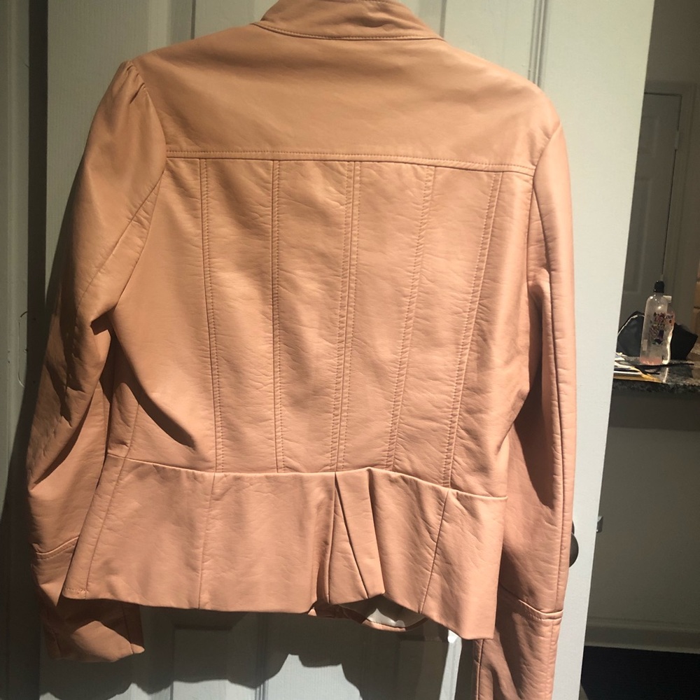 Blush Leather Jacket - image 2
